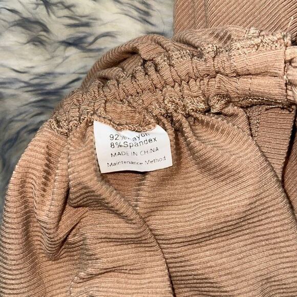 Ruched Bodycon Mini Dress Sleeveless Drawstring Tank Dress | Sz S - Picture 7 of 8